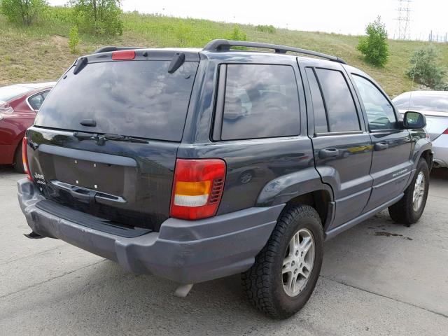 1J4GW48S24C244337 - 2004 JEEP GRAND CHER GRAY photo 4