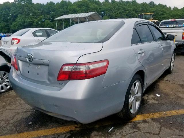 4T1BE46K67U058929 - 2007 TOYOTA CAMRY NEW SILVER photo 4