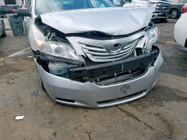 4T1BE46K67U058929 - 2007 TOYOTA CAMRY NEW SILVER photo 9