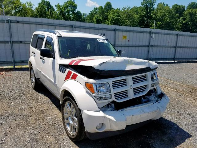 1D4PU4GK6AW174397 - 2010 DODGE NITRO HEAT WHITE photo 1