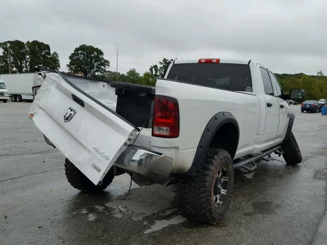 3C6UD5HL6CG158268 - 2012 DODGE RAM 2500 S თეთრი ფოტო 4