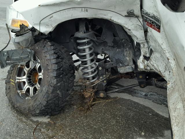 3C6UD5HL6CG158268 - 2012 DODGE RAM 2500 S თეთრი ფოტო 9