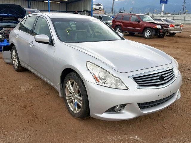 JN1CV6AR4CM973865 - 2012 INFINITI G37 SILVER photo 1