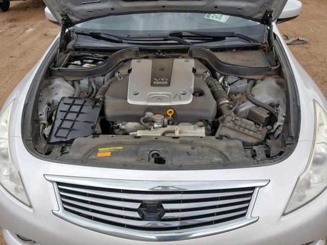 JN1CV6AR4CM973865 - 2012 INFINITI G37 SILVER photo 7