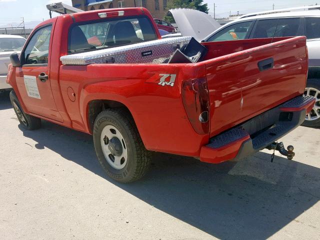 1GCGTBFE6C8163360 - 2012 CHEVROLET COLORADO RED photo 3