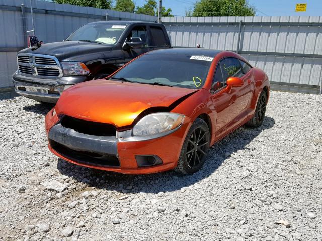 4A31K5DF9BE003363 - 2011 MITSUBISHI ECLIPSE GS ORANGE photo 2