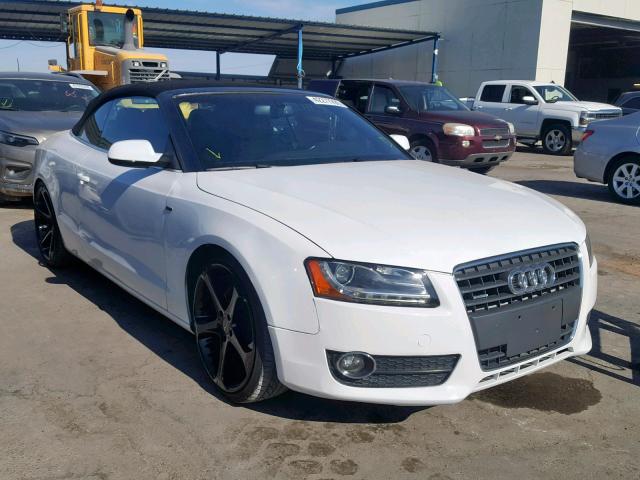 WAULFAFH4CN005172 - 2012 AUDI A5 PREMIUM WHITE photo 1