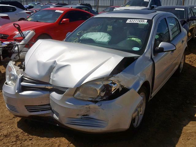 1G1AF5F59A7237817 - 2010 CHEVROLET COBALT 2LT SILVER photo 2