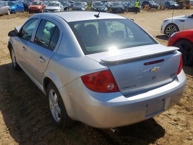 1G1AF5F59A7237817 - 2010 CHEVROLET COBALT 2LT SILVER photo 3