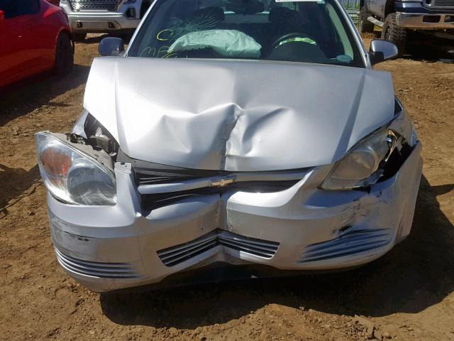 1G1AF5F59A7237817 - 2010 CHEVROLET COBALT 2LT SILVER photo 9