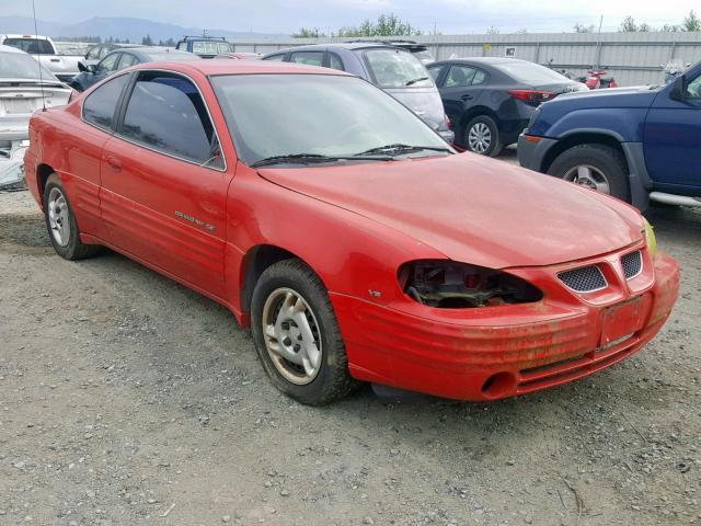 1G2NE12E2XM788454 - 1999 PONTIAC GRAND AM S RED photo 1