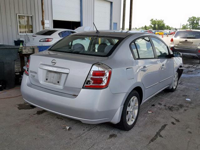 3N1AB61E18L716807 - 2008 NISSAN SENTRA 2.0 SILVER photo 4