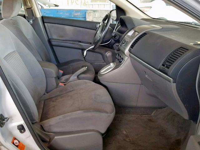 3N1AB61E18L716807 - 2008 NISSAN SENTRA 2.0 SILVER photo 5