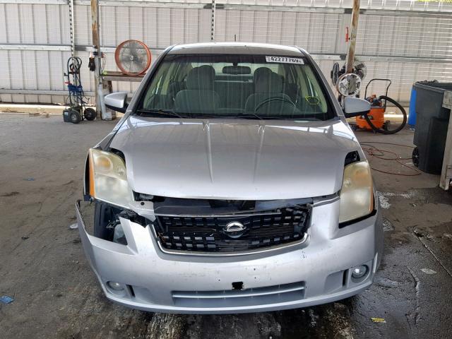 3N1AB61E18L716807 - 2008 NISSAN SENTRA 2.0 SILVER photo 9