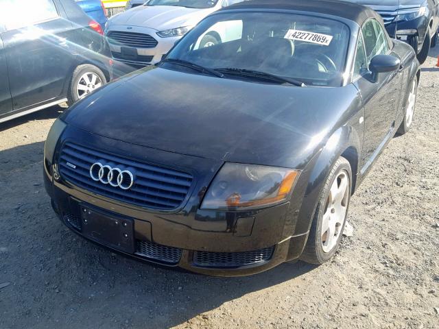 TRUUT28NX11007172 - 2001 AUDI TT QUATTRO BLACK photo 9