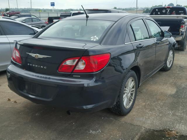 1C3LC56K87N679639 - 2007 CHRYSLER SEBRING TO BLACK photo 4