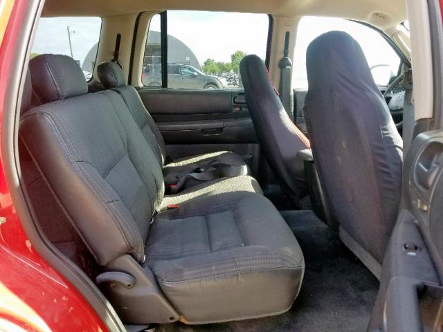 1D4HS38N23F534779 - 2003 DODGE DURANGO SP RED photo 6