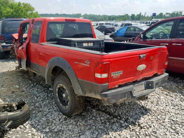 1FTZR45EX7PA70289 - 2007 FORD RANGER SUP RED photo 3