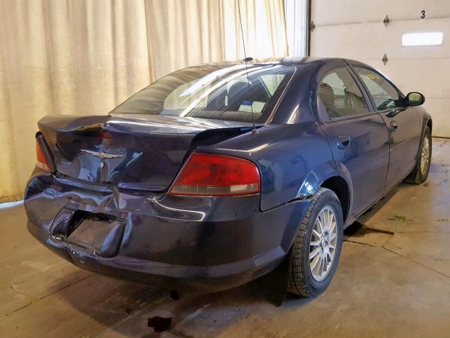 1C3EL56R96N204103 - 2006 CHRYSLER SEBRING TO BLUE photo 4