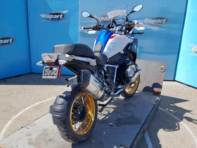 WB10J9303KZH98683 - 2019 BMW R 1250 GS WHITE photo 4