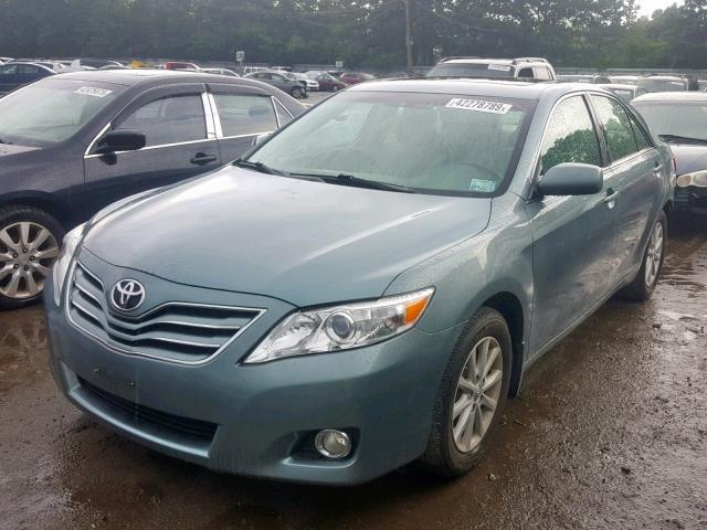 4T4BF3EK3AR032648 - 2010 TOYOTA CAMRY BASE GREEN photo 2