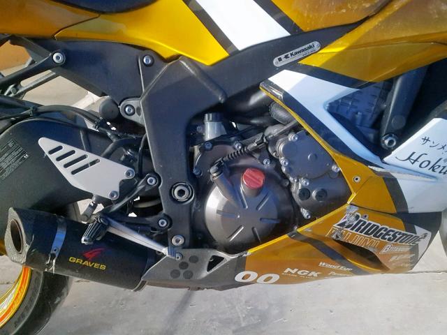 JKBZXJE17DA001744 - 2013 KAWASAKI ZX636 E YELLOW photo 7