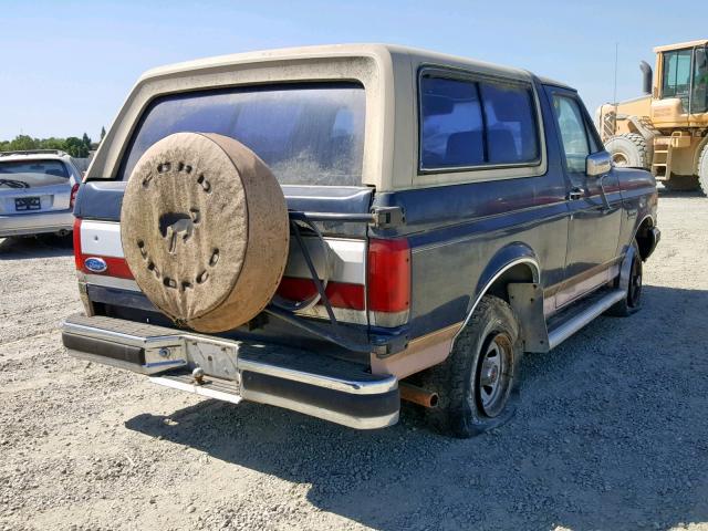 1FMEU15H4JLA94622 - 1988 FORD BRONCO U10 BLUE photo 4