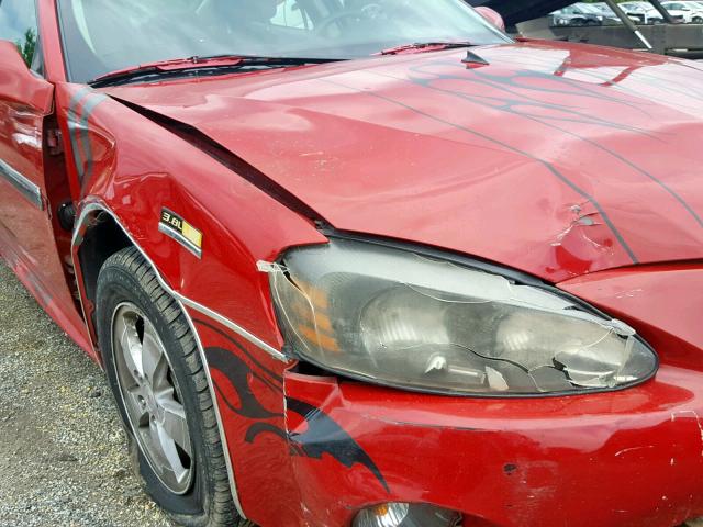 2G2WP552271239128 - 2007 PONTIAC GRAND PRIX RED photo 9