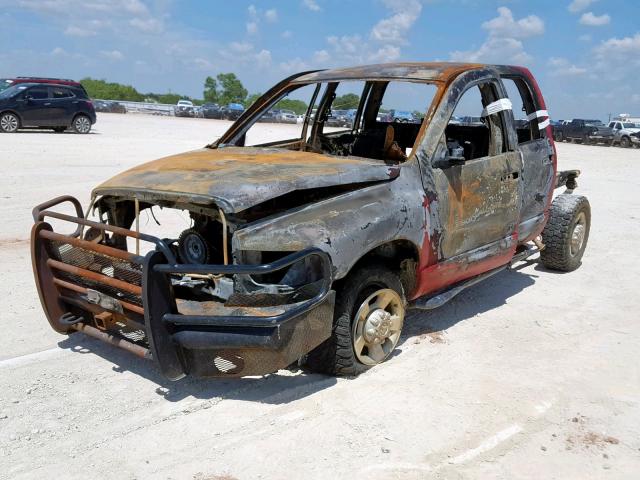 3D7KU28C34G247494 - 2004 DODGE RAM 2500 S წითელი ფოტო 2