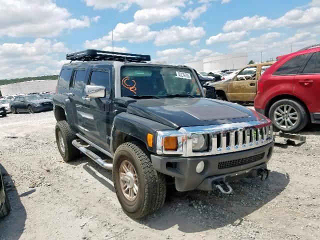 5GTDN13E478158068 - 2007 HUMMER H3 BLACK photo 1