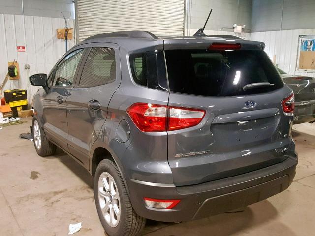 MAJ6P1UL2JC199302 - 2018 FORD ECOSPORT S CHARCOAL photo 3