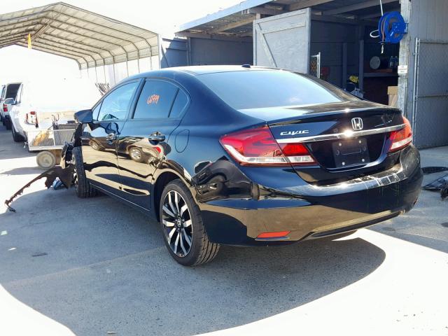 2HGFB2F94FH556310 - 2015 HONDA CIVIC EXL 黑色 照片 3