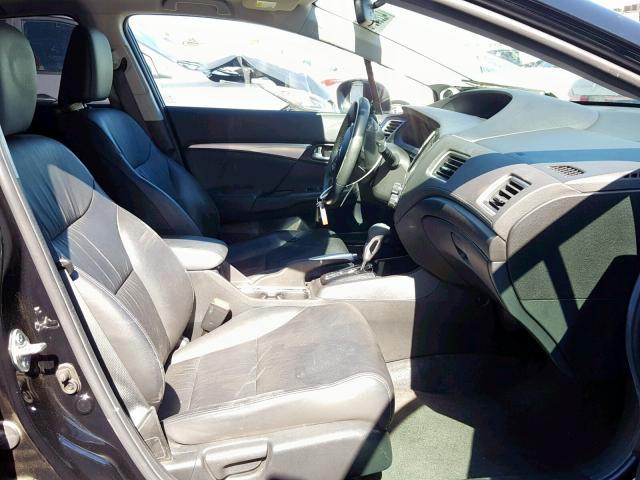 2HGFB2F94FH556310 - 2015 HONDA CIVIC EXL 黑色 照片 5