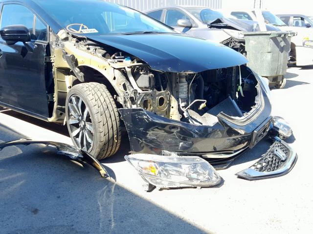 2HGFB2F94FH556310 - 2015 HONDA CIVIC EXL 黑色 照片 9