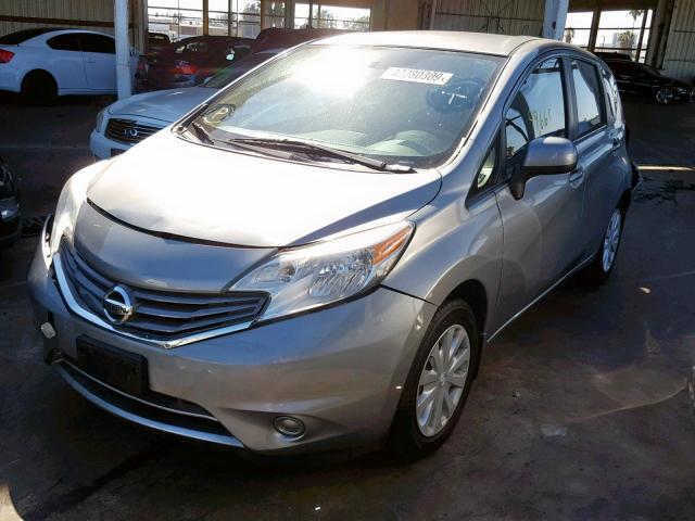 3N1CE2CP9EL384571 - 2014 NISSAN VERSA NOTE GRAY photo 2