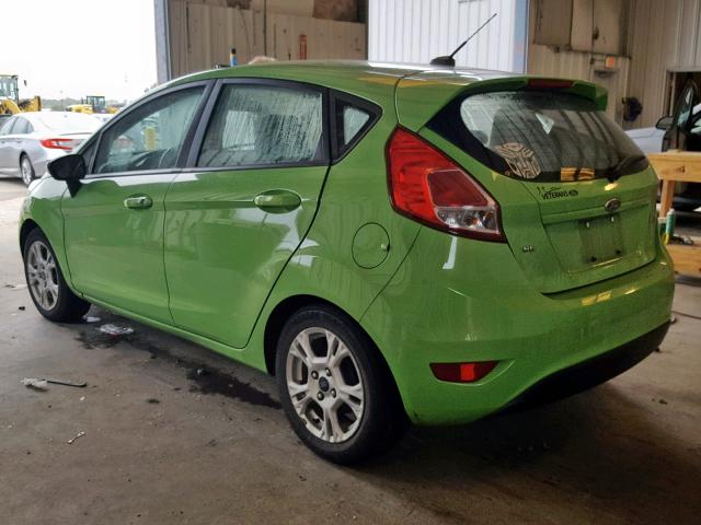 3FADP4EJ5EM233016 - 2014 FORD FIESTA SE GREEN photo 3