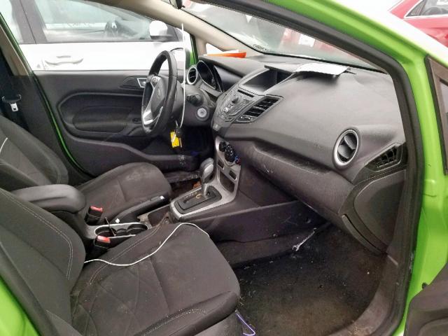 3FADP4EJ5EM233016 - 2014 FORD FIESTA SE GREEN photo 5