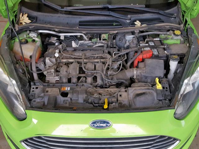 3FADP4EJ5EM233016 - 2014 FORD FIESTA SE GREEN photo 7