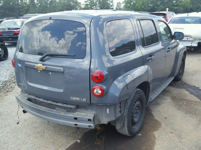 3GNCA13B99S507327 - 2009 CHEVROLET HHR LS GRAY photo 4