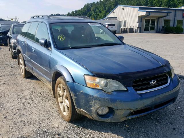 4S4BP62C577325335 - 2007 SUBARU OUTBACK OU BLUE photo 1