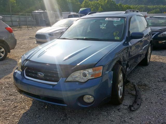 4S4BP62C577325335 - 2007 SUBARU OUTBACK OU BLUE photo 2