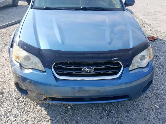 4S4BP62C577325335 - 2007 SUBARU OUTBACK OU BLUE photo 7