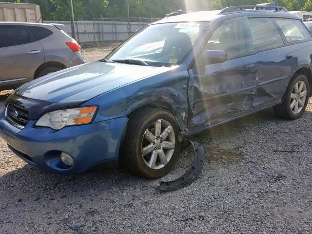 4S4BP62C577325335 - 2007 SUBARU OUTBACK OU BLUE photo 9