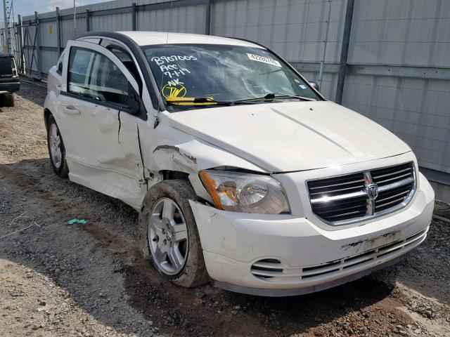 1B3HB48A59D214068 - 2009 DODGE CALIBER SX WHITE photo 1