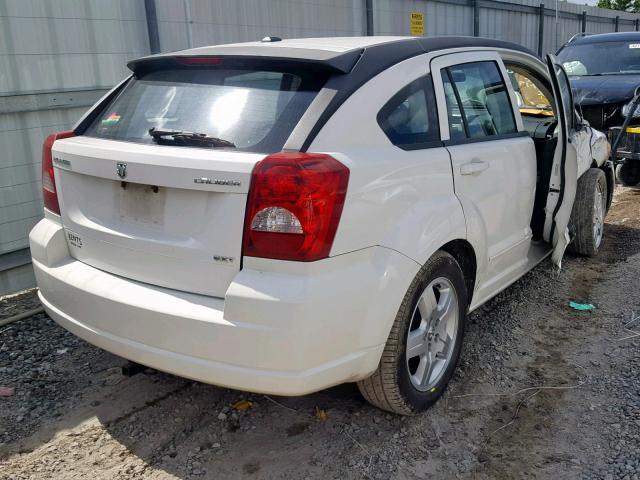 1B3HB48A59D214068 - 2009 DODGE CALIBER SX WHITE photo 4