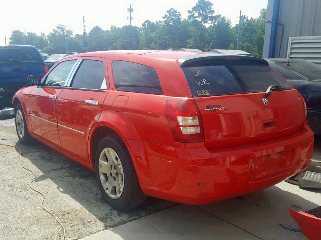 2D4FV47V67H793446 - 2007 DODGE MAGNUM SXT RED photo 3