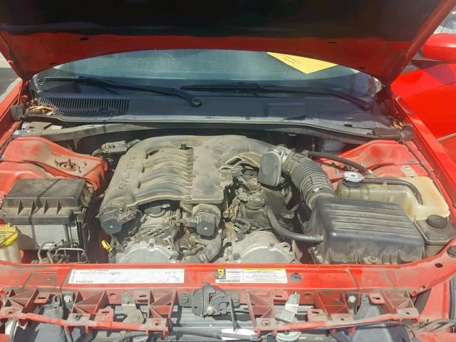 2D4FV47V67H793446 - 2007 DODGE MAGNUM SXT RED photo 7