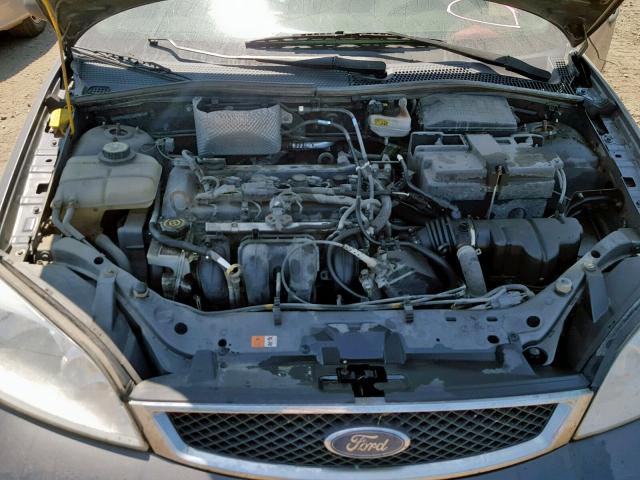 1FAFP34N67W209043 - 2007 FORD FOCUS ZX4 GRAY photo 7