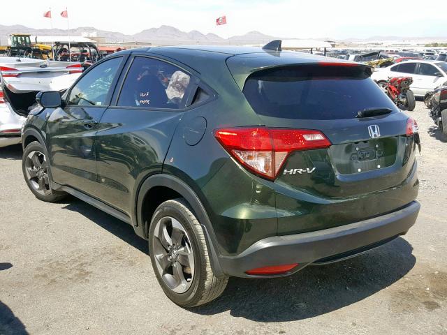 3CZRU5H55JM708844 - 2018 HONDA HR-V EX GREEN photo 3