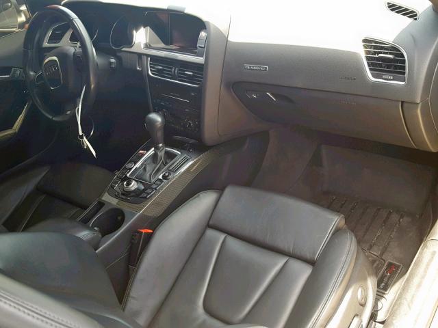 WAUVVAFR3CA001741 - 2012 AUDI S5 PRESTIG BLACK photo 9